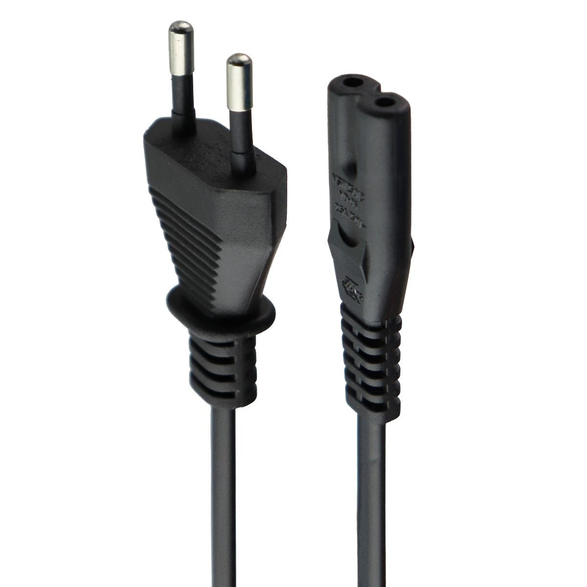 Baohing Two Prong European Power Cable (LTSA-2F N14586) - Black Multipurpose Batteries & Power - Multipurpose AC to DC Adapters Baohing - Simple Cell Bulk Wholesale Pricing - USA Seller