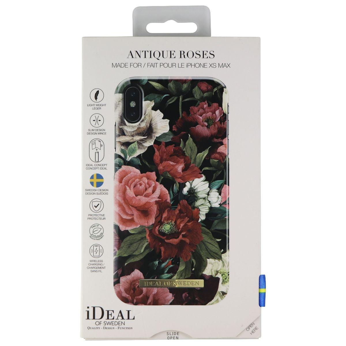 iDeal of Sweden Hardshell Case for Apple iPhone Xs Max - Antique Roses Cell Phone - Cases, Covers & Skins iDeal of Sweden - Simple Cell Bulk Wholesale Pricing - USA Seller