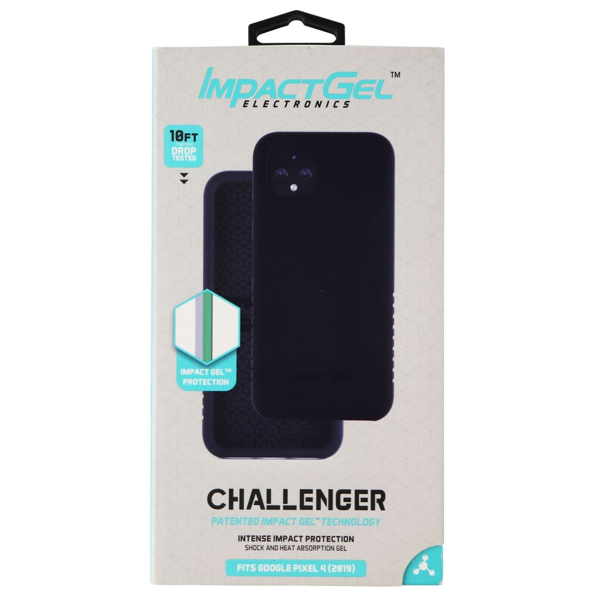 ImpactGel Challenger Series Case for Google Pixel 4 - Black Cell Phone - Cases, Covers & Skins ImpactGel - Simple Cell Bulk Wholesale Pricing - USA Seller