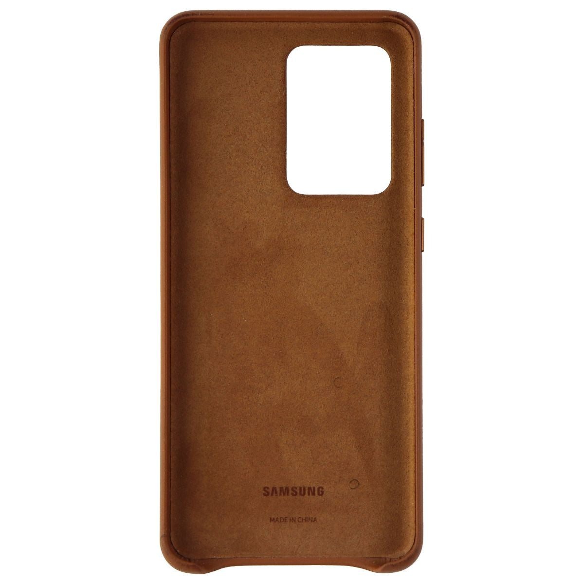 Samsung Leather Back Cover for Galaxy S20 Ultra 5G - Brown (EF-VG988LAEGUS) Cell Phone - Cases, Covers & Skins Samsung Electronics - Simple Cell Bulk Wholesale Pricing - USA Seller
