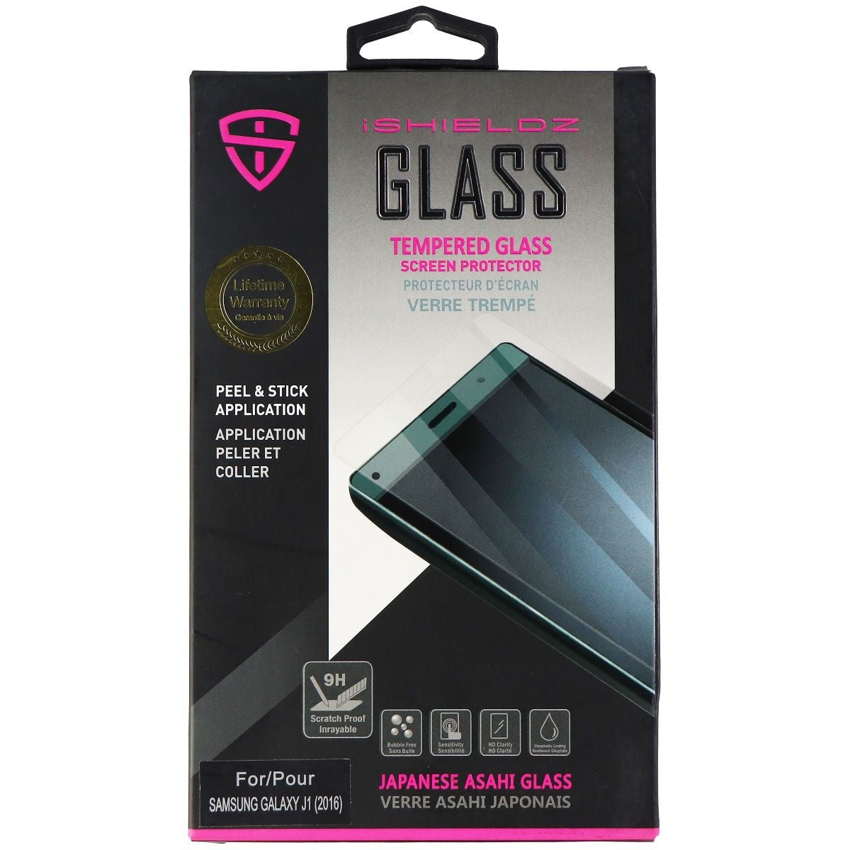 iShieldz Asahi Glass Screen Protector for Samsung Galaxy J1 (2016) - Clear Cell Phone - Cases, Covers & Skins iShieldz - Simple Cell Bulk Wholesale Pricing - USA Seller
