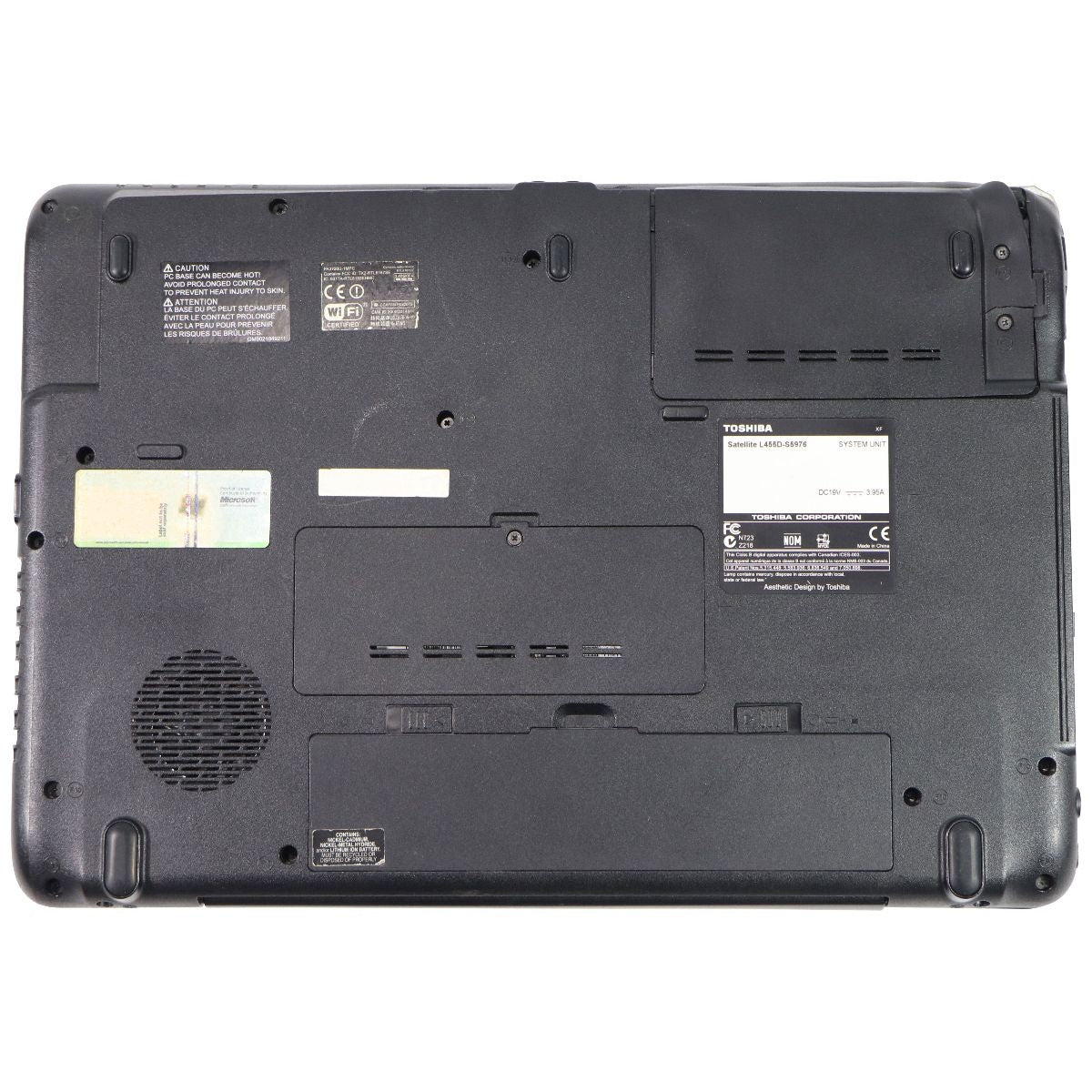 Toshiba Satellite (15.6-in) L455D-S5976 AMD Sempron SI-42 / ATI Radeon 3100 1TB Laptops - PC Laptops & Netbooks Toshiba - Simple Cell Bulk Wholesale Pricing - USA Seller