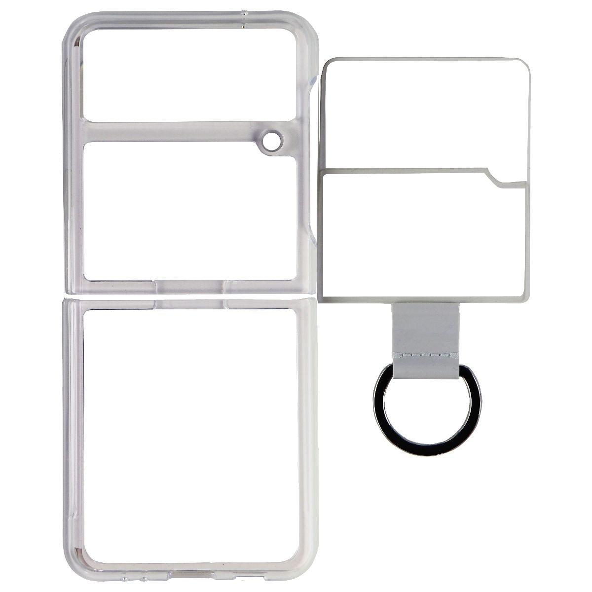 Samsung Aramid Protective Cover for Samsung Galaxy Z Flip3 5G - Clear Cell Phone - Cases, Covers & Skins Samsung - Simple Cell Bulk Wholesale Pricing - USA Seller