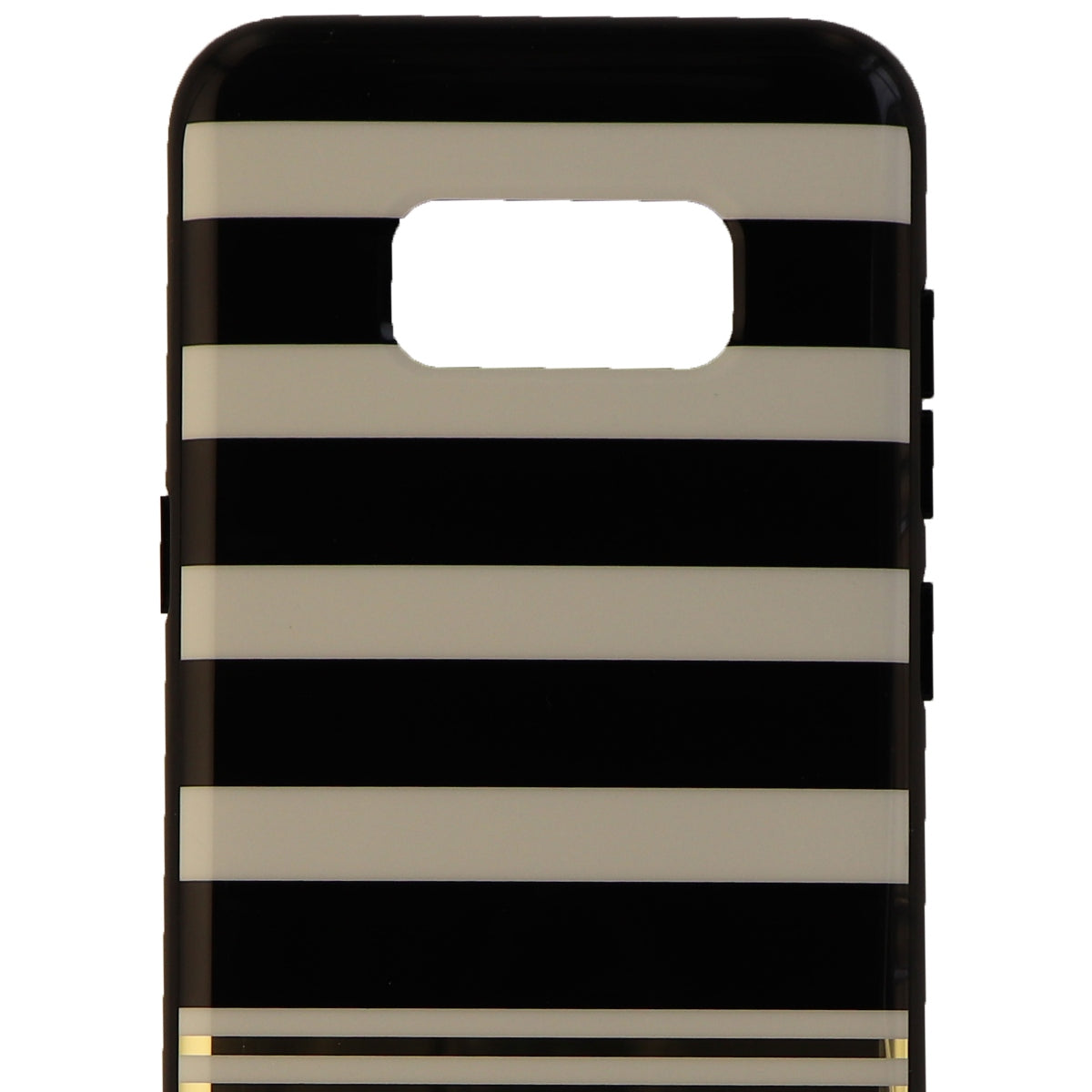 Kate Spade Hardshell Case Cover for Samsung Galaxy S8+ (Plus) - White/Black/Gold Cell Phone - Cases, Covers & Skins Kate Spade - Simple Cell Bulk Wholesale Pricing - USA Seller