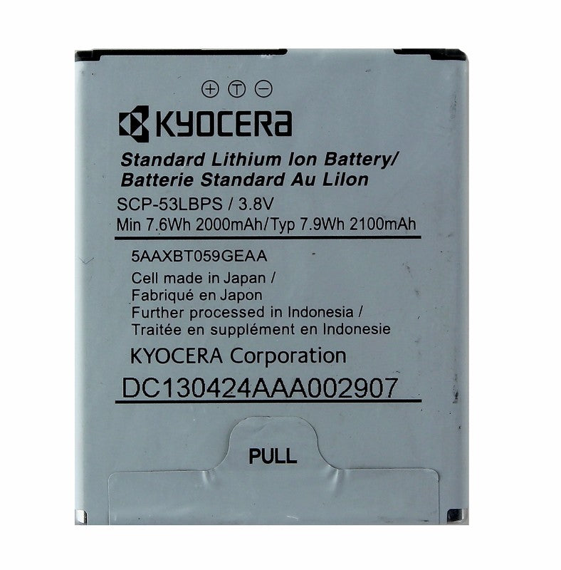 Kyocera Hydro Elite C6750 Standard Battery 3.7V (SCP-53LBPS) OEM Cell Phone - Batteries Kyocera - Simple Cell Bulk Wholesale Pricing - USA Seller