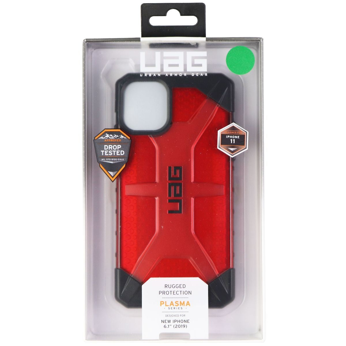 Urban Armor Gear Plasma Series Hard Case for Apple iPhone 11 - Magma Red Cell Phone - Cases, Covers & Skins Urban Armor Gear - Simple Cell Bulk Wholesale Pricing - USA Seller