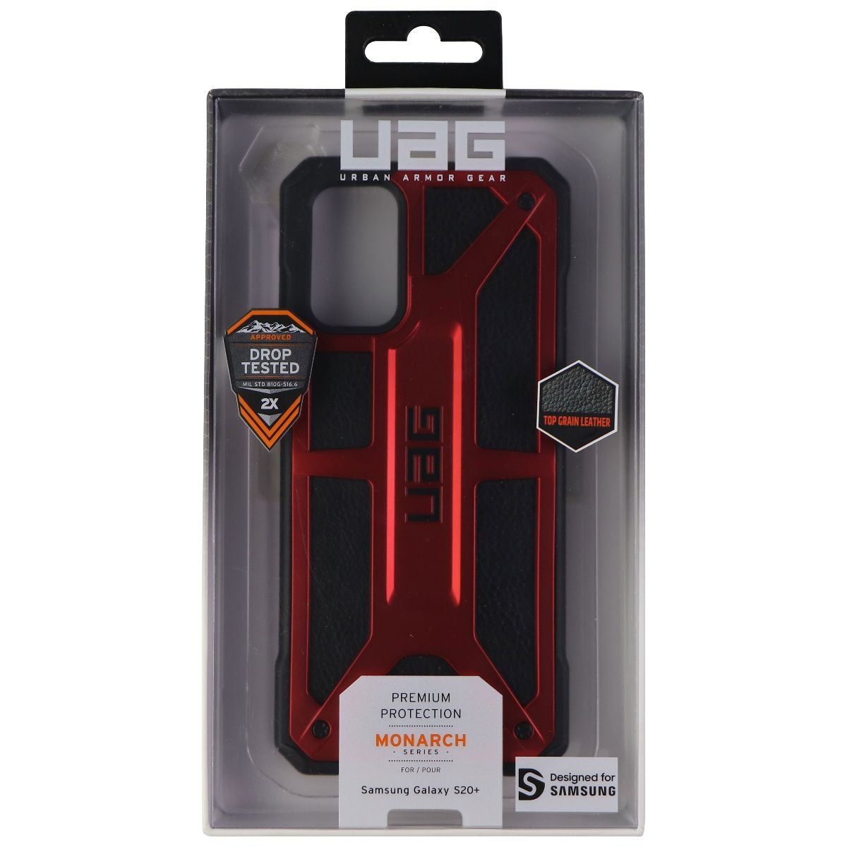 Urban Armor Gear Monarch Series Case for Samsung Galaxy (S20+) - Red/Black Cell Phone - Cases, Covers & Skins Urban Armor Gear - Simple Cell Bulk Wholesale Pricing - USA Seller