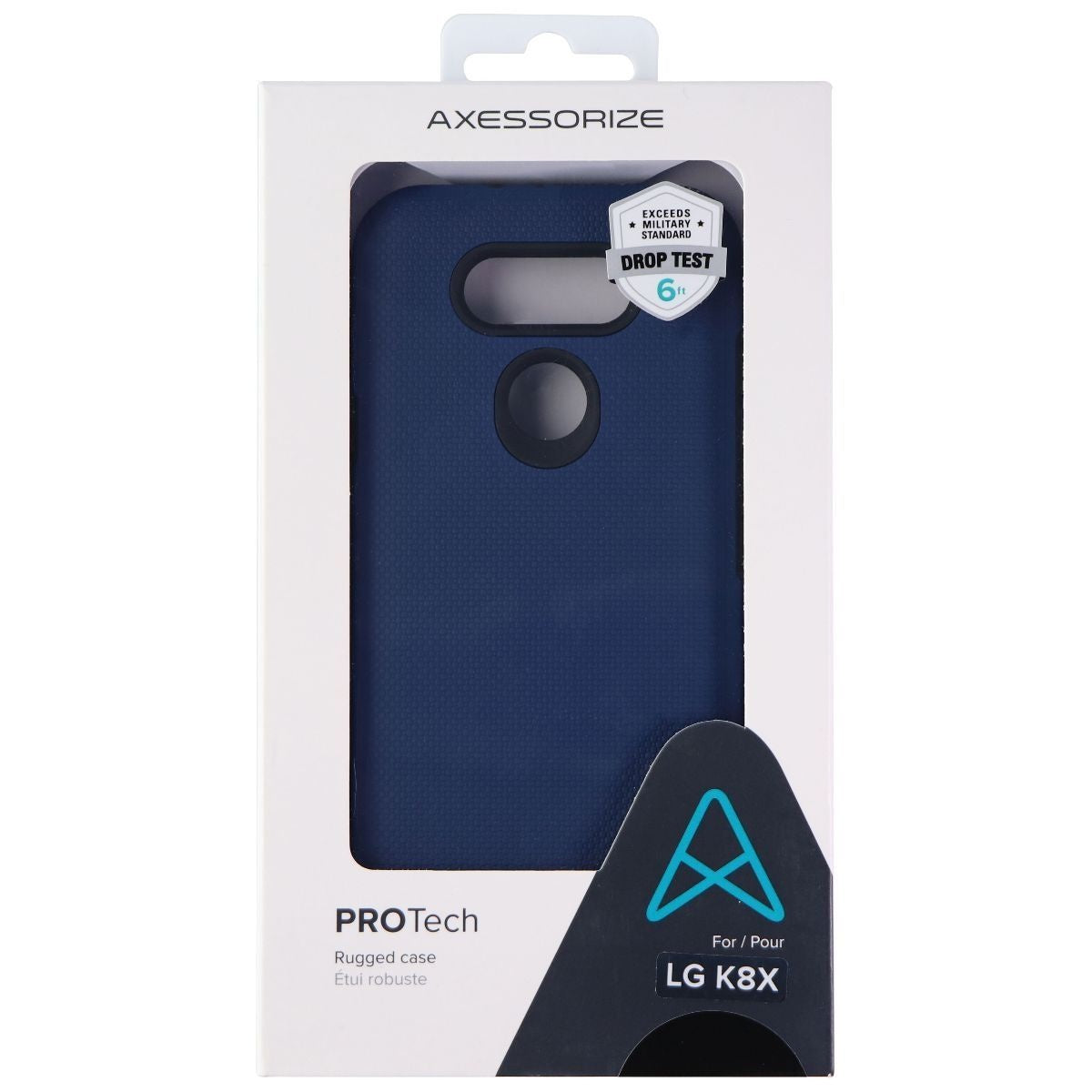 Axessorize PROTech Dual Layer Rugged Case for LG K8X - Blue (LGR1921) Cell Phone - Cases, Covers & Skins Axessorize - Simple Cell Bulk Wholesale Pricing - USA Seller