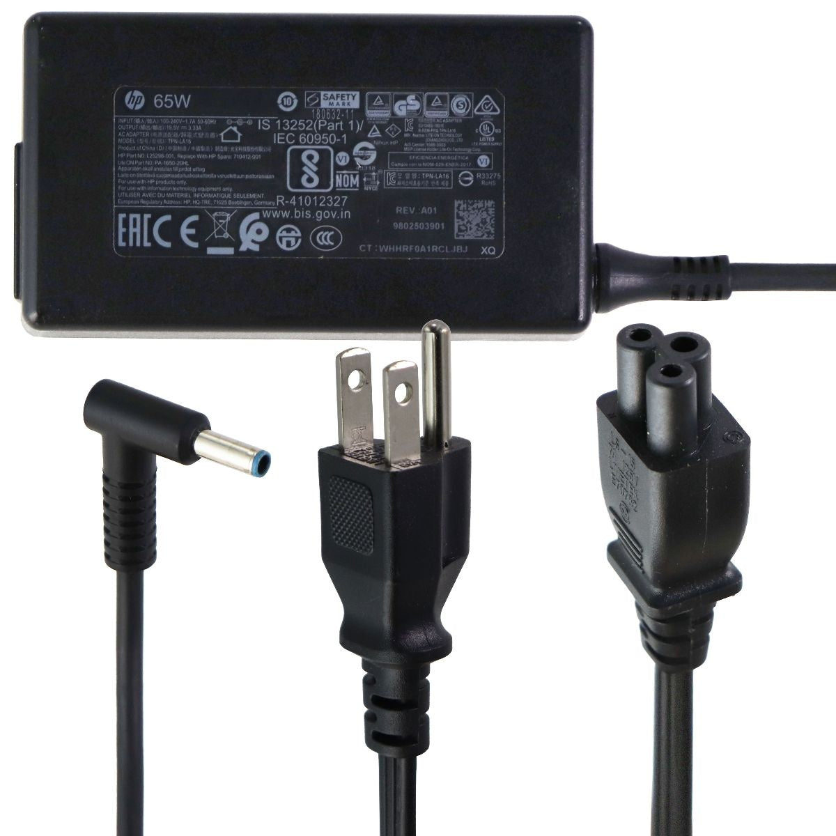 HP Replacement Power Supply 65W (HPTPN-LA16) - Black Computer Parts - Power Supplies HP - Simple Cell Bulk Wholesale Pricing - USA Seller