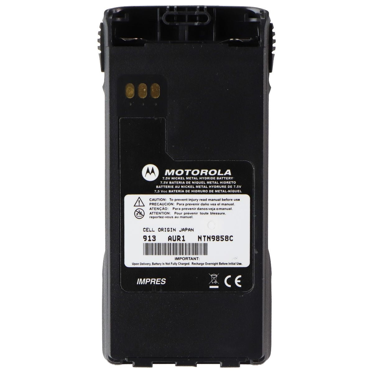 Motorola Solutions 2100mAh/7.5V Two-Way Radio Battery Pack & Belt Clip - Black Radio Communication - Walkie Talkies, Two - Way Radios Motorola - Simple Cell Bulk Wholesale Pricing - USA Seller