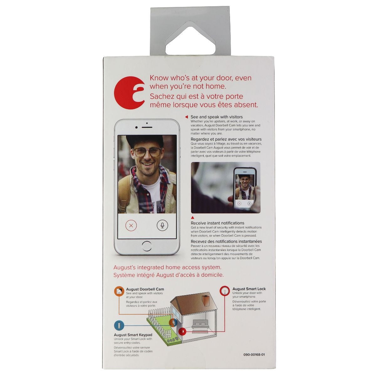 August Doorbell Cam Smart Home Security - Silver (AUG-AB01-M01-S01-C) Home Improvement - Other Home Improvement August - Simple Cell Bulk Wholesale Pricing - USA Seller