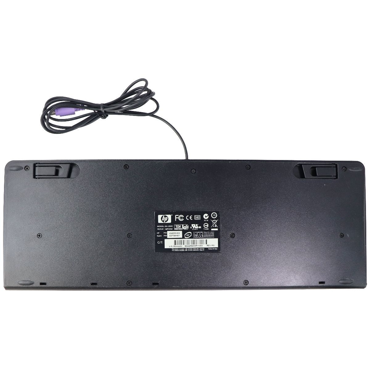 HP Original OEM PS/2 Computer Keyboard for Windows - Black/Silver (SK-2880) Gaming/Console - Keyboards & Keypads HP - Simple Cell Bulk Wholesale Pricing - USA Seller
