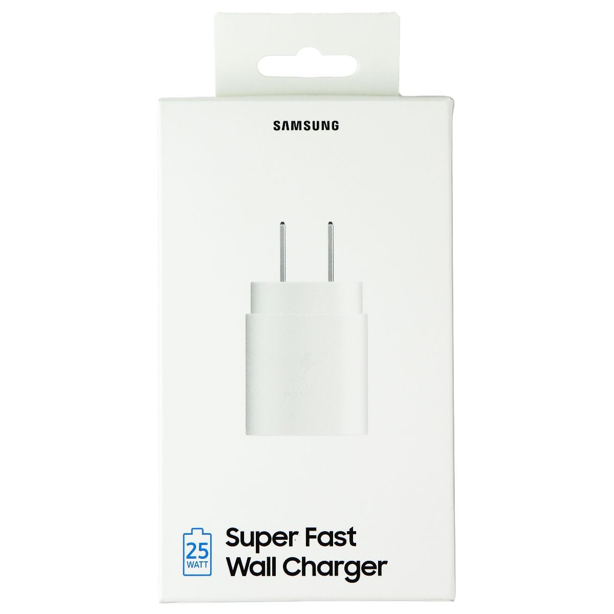 Samsung 25W Super Fast USB-C Wall Charger - White Cell Phone - Chargers & Cradles Samsung - Simple Cell Bulk Wholesale Pricing - USA Seller