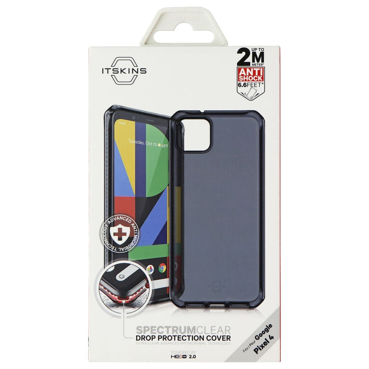 ITSKINS Spectrum Clear Case for Google Pixel 4 - Smoke Cell Phone - Cases, Covers & Skins ITSKINS - Simple Cell Bulk Wholesale Pricing - USA Seller