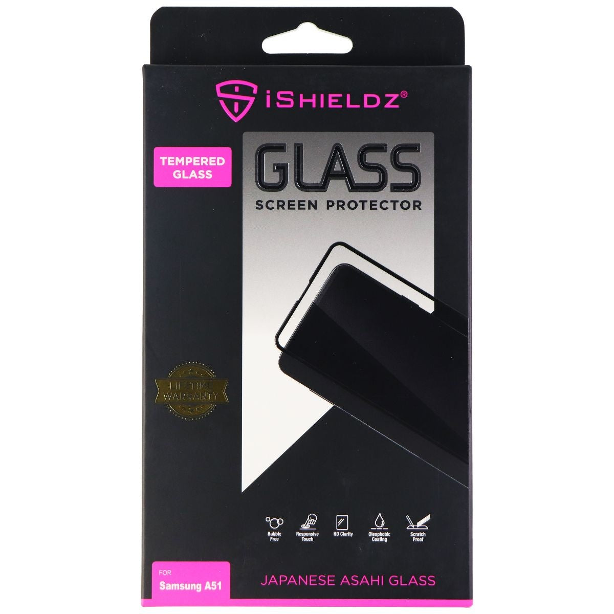 iShieldz Tempered Glass with Applicator for Samsung Galaxy A51 & A51 5G - Clear Cell Phone - Screen Protectors iShieldz - Simple Cell Bulk Wholesale Pricing - USA Seller