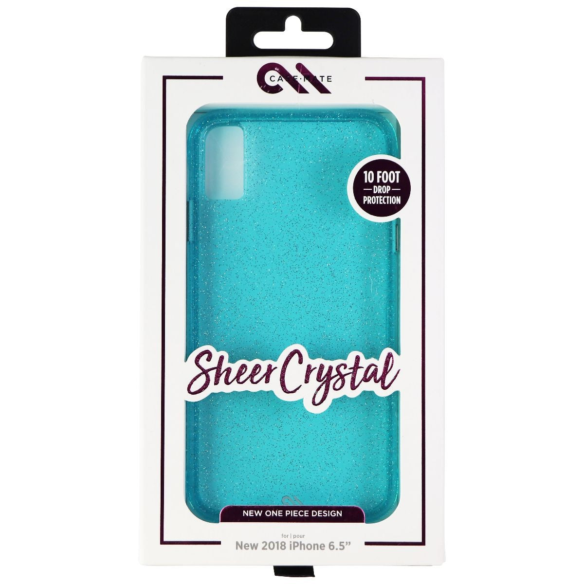 Case-Mate Sheer Crystal Case for Apple iPhone Xs Max - Crystal Teal Cell Phone - Cases, Covers & Skins Case-Mate - Simple Cell Bulk Wholesale Pricing - USA Seller