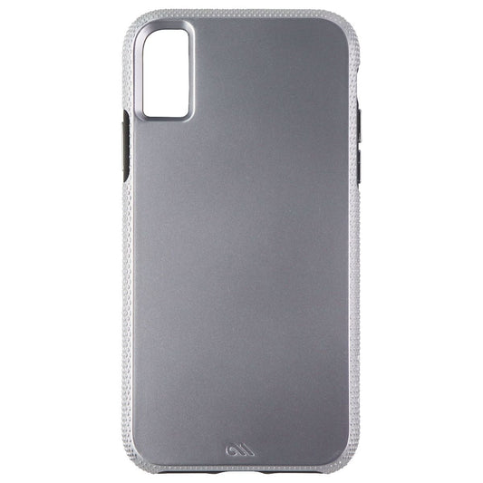 Case-Mate Tough Grip Series Hard Case for Apple iPhone Xs & X - Silver/Black Cell Phone - Cases, Covers & Skins Case-Mate - Simple Cell Bulk Wholesale Pricing - USA Seller