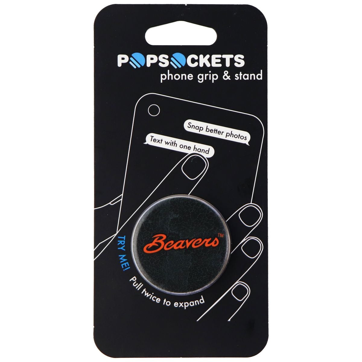 PopSockets: Collapsible Grip and Stand for Phones and Tablets - Oregon/Beavers Cell Phone - Mounts & Holders PopSockets - Simple Cell Bulk Wholesale Pricing - USA Seller