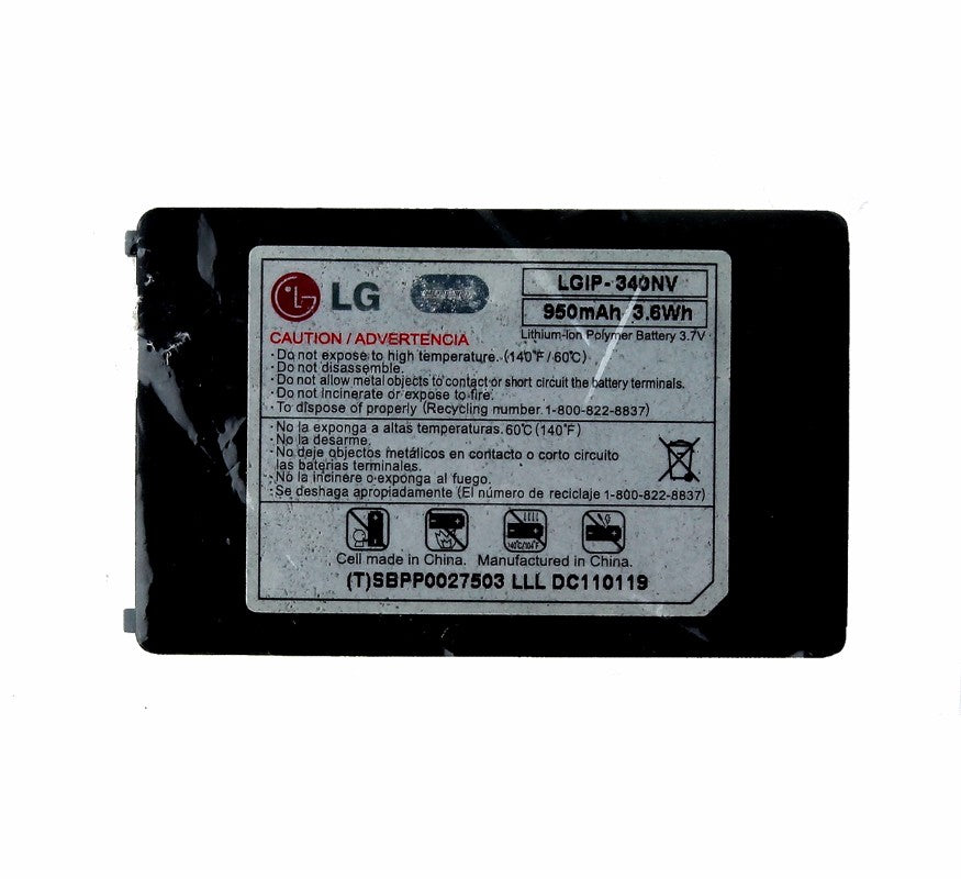 OEM LG LGIP-340NV 950 mAh Replacement Battery for VN250 Cosmos VN530 Octane Cell Phone - Batteries LG - Simple Cell Bulk Wholesale Pricing - USA Seller