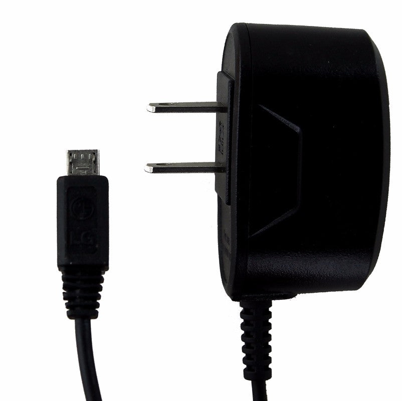 LG (4.8V/0.4A) Micro-USB Wall Charger Travel Adapter - Black (STA-U35) Cell Phone - Chargers & Cradles LG - Simple Cell Bulk Wholesale Pricing - USA Seller