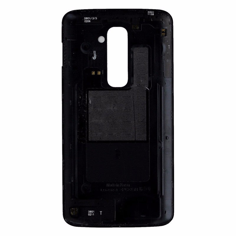LG G2 (D801) (T-Mobile) OEM Replacement Battery Door - Black Cell Phone - Replacement Parts & Tools LG - Simple Cell Bulk Wholesale Pricing - USA Seller