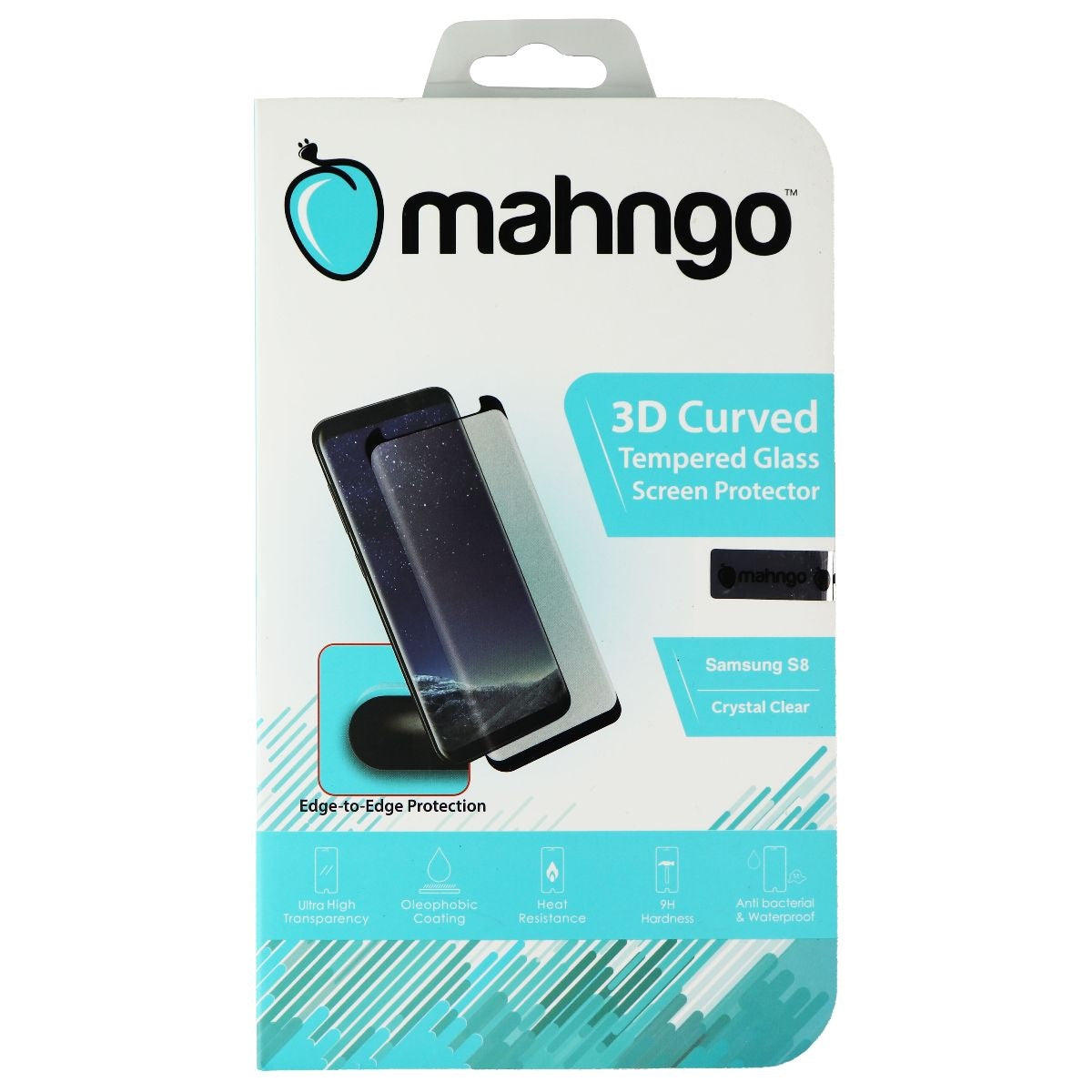 Mahngo Tempered Glass Screen Protector for Samsung Galaxy S8 - Crystal Clear Cell Phone - Screen Protectors Mahngo - Simple Cell Bulk Wholesale Pricing - USA Seller