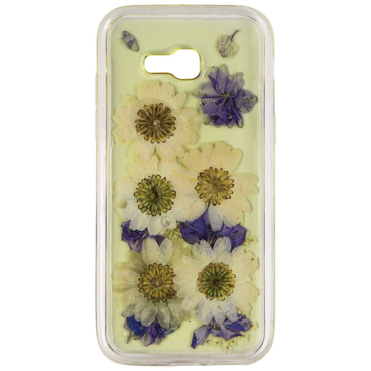 Habitu Everlast Pressed Flowers Case for Samsung Galaxy A5- Daisy / Violet Cell Phone - Cases, Covers & Skins Habitu - Simple Cell Bulk Wholesale Pricing - USA Seller