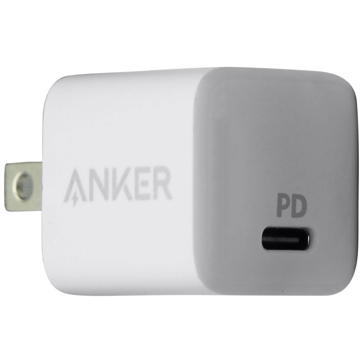 Anker PowerPort Nano 18W Single USB-C Wall Charger Adapter - White Cell Phone - Chargers & Cradles Anker - Simple Cell Bulk Wholesale Pricing - USA Seller