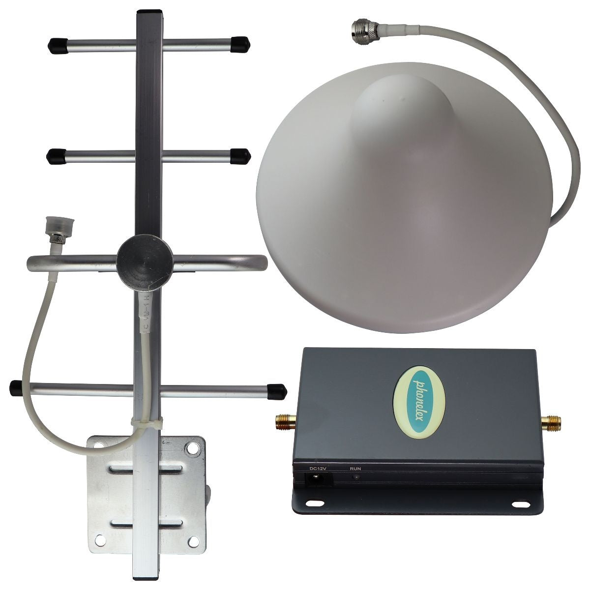 Phonelex Cell Phone Signal Booster Kit with Ceiling Yagi Antenna