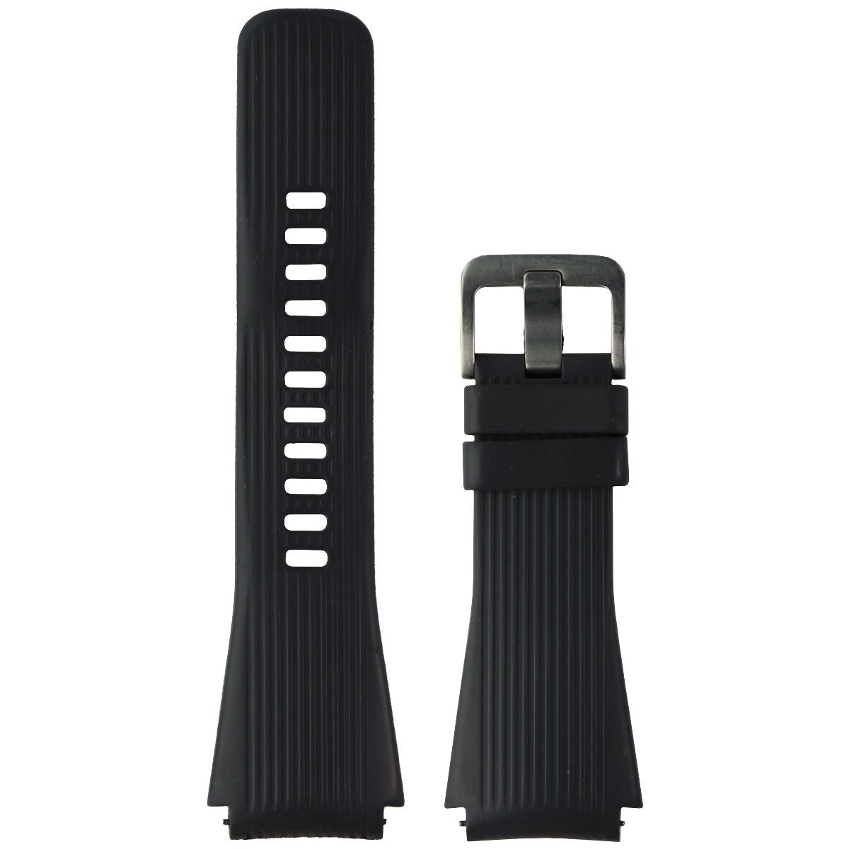 Samsung (22mm) Watch Band and Clasp for Galaxy Watch 46mm - Medium - Gray Smart Watch Accessories - Watch Bands Samsung - Simple Cell Bulk Wholesale Pricing - USA Seller