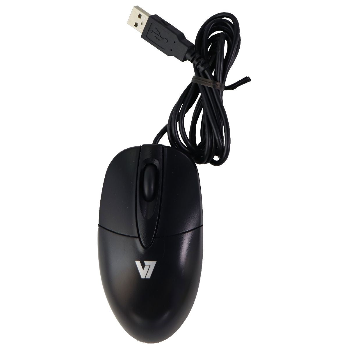 V7 Wired USB Optical Mouse for Windows PC & More - Black (M30P10) Keyboards/Mice - Mice, Trackballs & Touchpads V7 - Simple Cell Bulk Wholesale Pricing - USA Seller