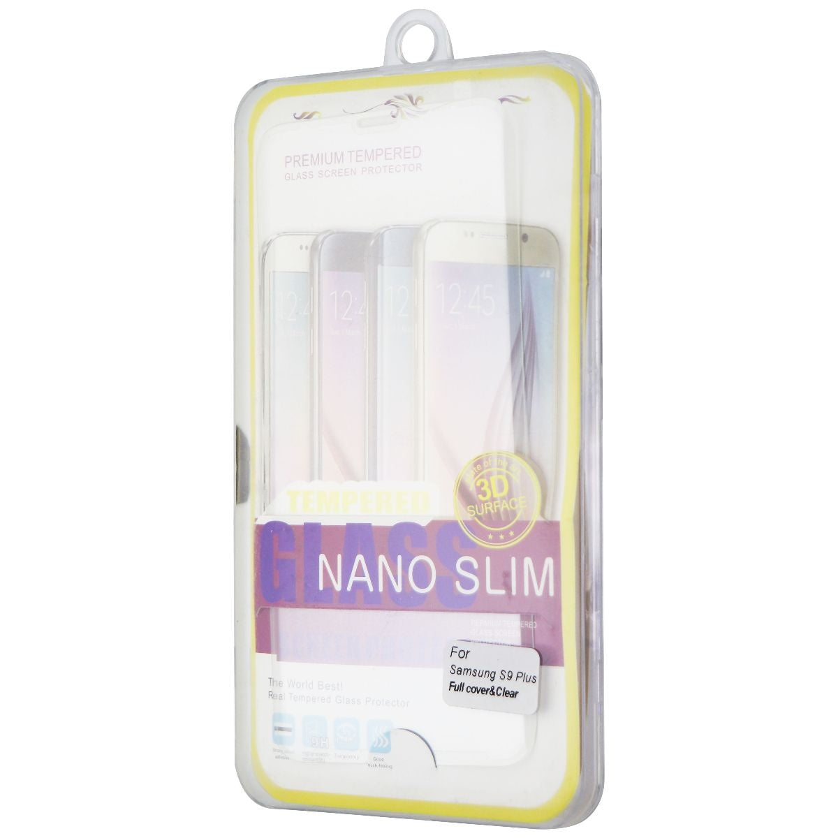 Premium Nano Slim Tempered Glass for Samsung Galaxy (S9+) - Clear Cell Phone - Screen Protectors Unbranded - Simple Cell Bulk Wholesale Pricing - USA Seller