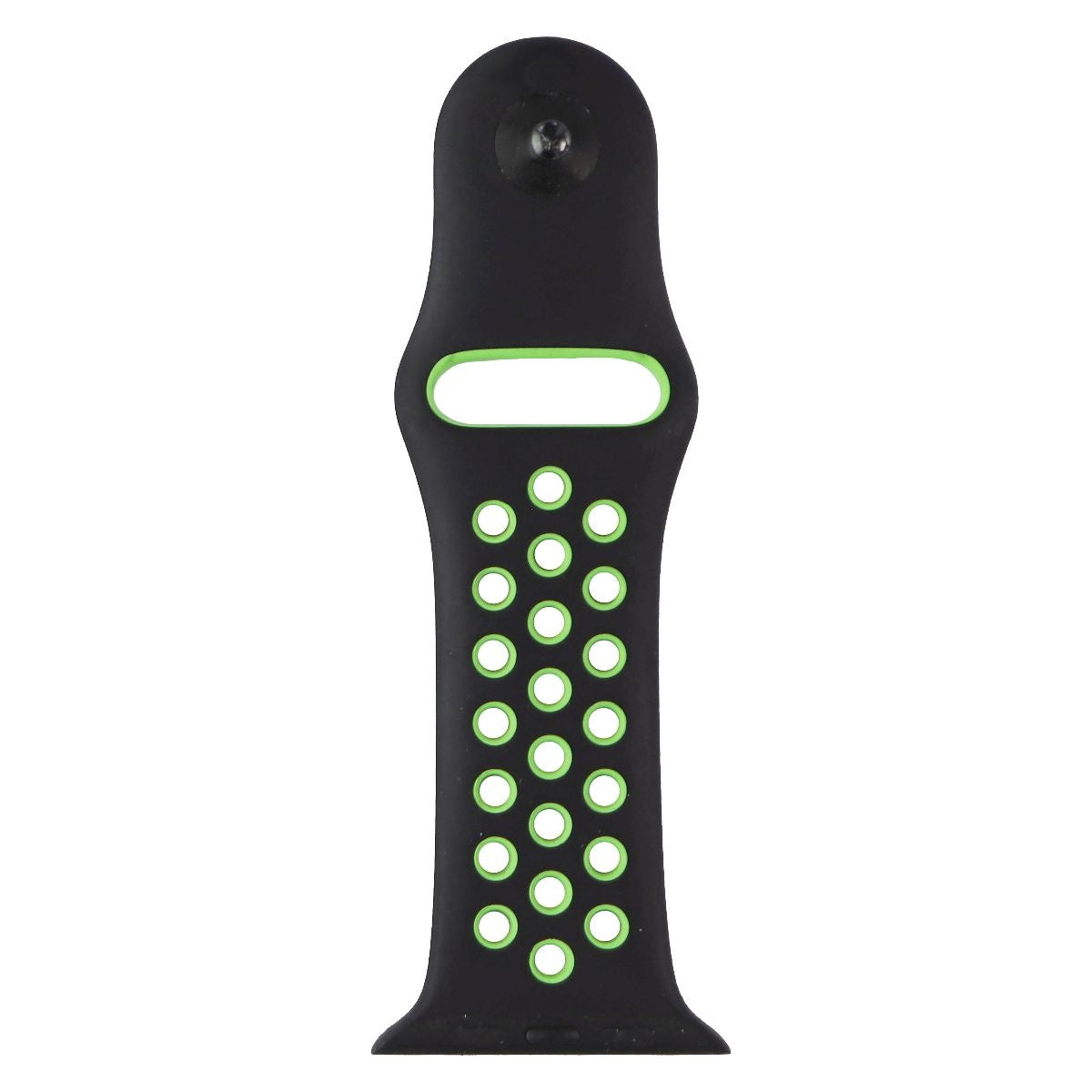 Apple 44mm Nike Band Clasp for Apple Watch 42/44/45mm - Black/Lime Blast Smart Watch Accessories - Watch Bands Apple - Simple Cell Bulk Wholesale Pricing - USA Seller