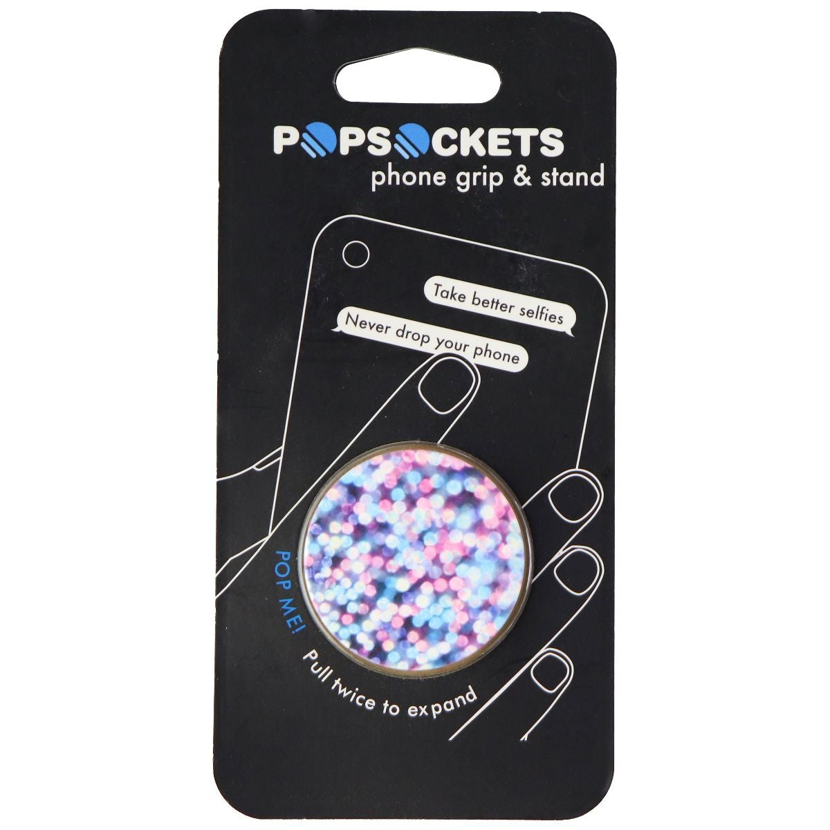 PopSockets: Collapsible Grip and Stand for Phones and Tablets - Blurry Lights Cell Phone - Mounts & Holders PopSockets - Simple Cell Bulk Wholesale Pricing - USA Seller