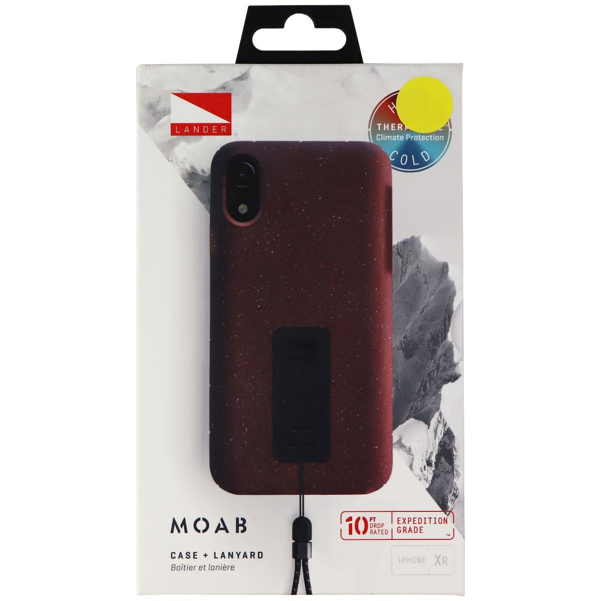 Lander Moab Series Rugged Outdoor Case for Apple iPhone XR - Red Cell Phone - Cases, Covers & Skins Lander - Simple Cell Bulk Wholesale Pricing - USA Seller