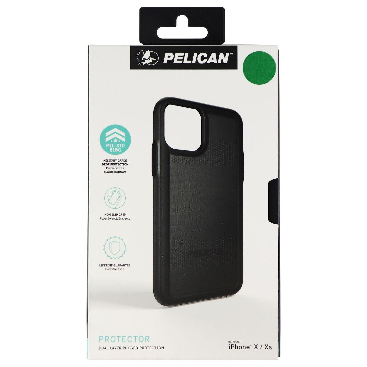 Pelican Protector Series Case for Apple iPhone 11 Pro & iPhone Xs / X - Black Cell Phone - Cases, Covers & Skins Pelican - Simple Cell Bulk Wholesale Pricing - USA Seller