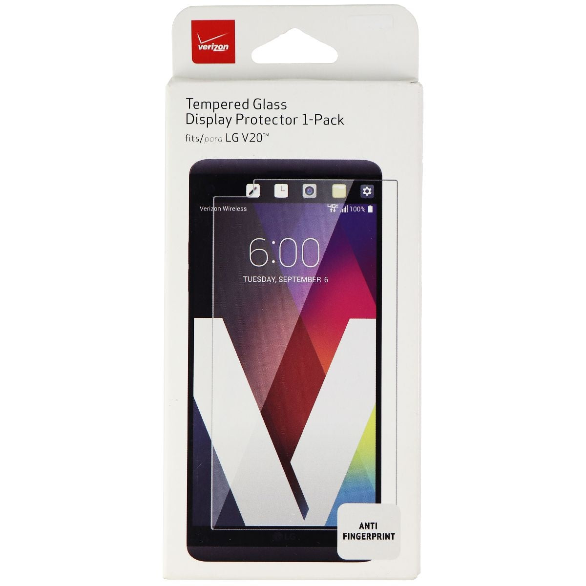 Verizon Tempered Glass Screen Display Protector for LG V20 - Clear Cell Phone - Screen Protectors Verizon - Simple Cell Bulk Wholesale Pricing - USA Seller