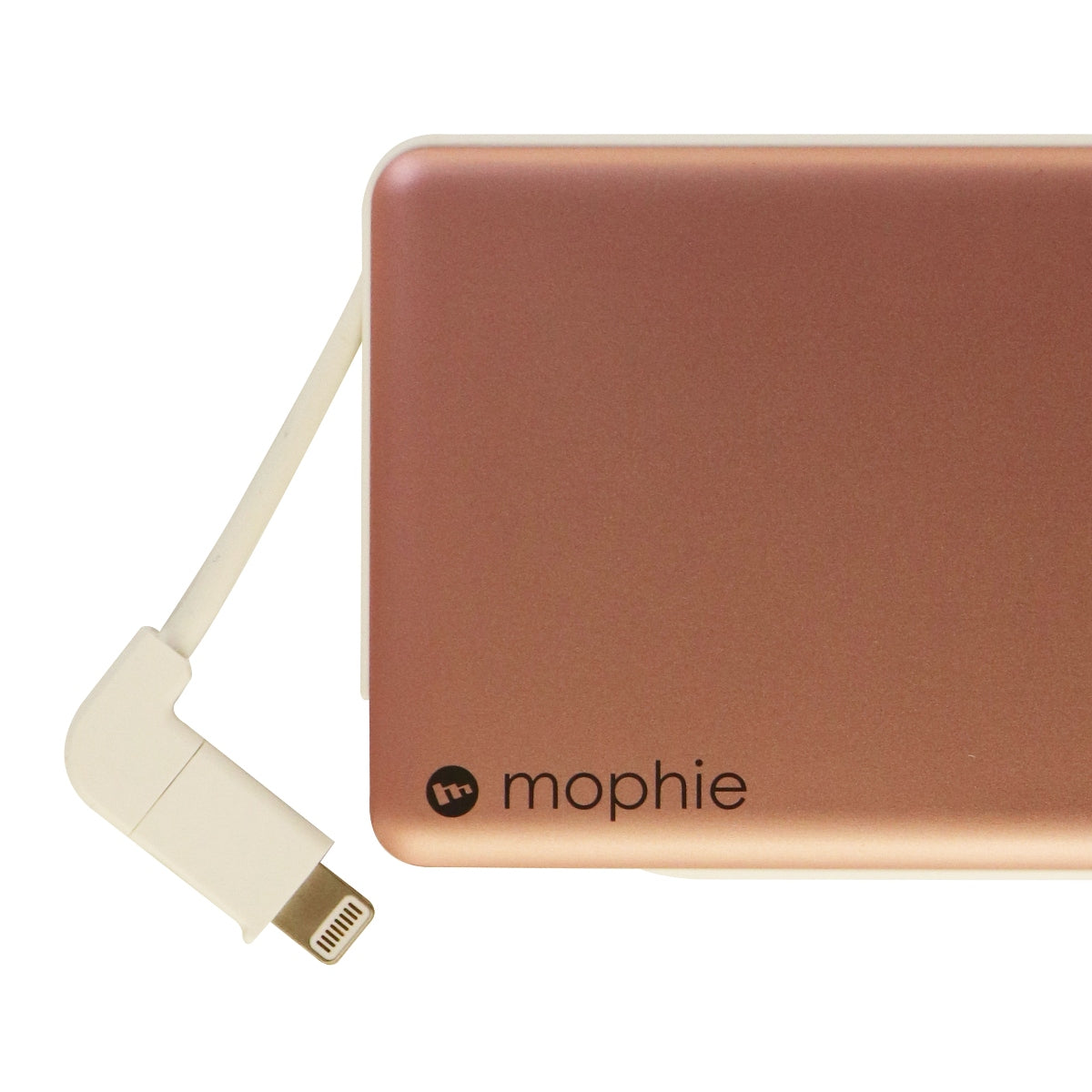 Mophie Powerstation Plus Mini Battery + Built-in Cables for iPhone - Rose Pink Cell Phone - Batteries Mophie - Simple Cell Bulk Wholesale Pricing - USA Seller
