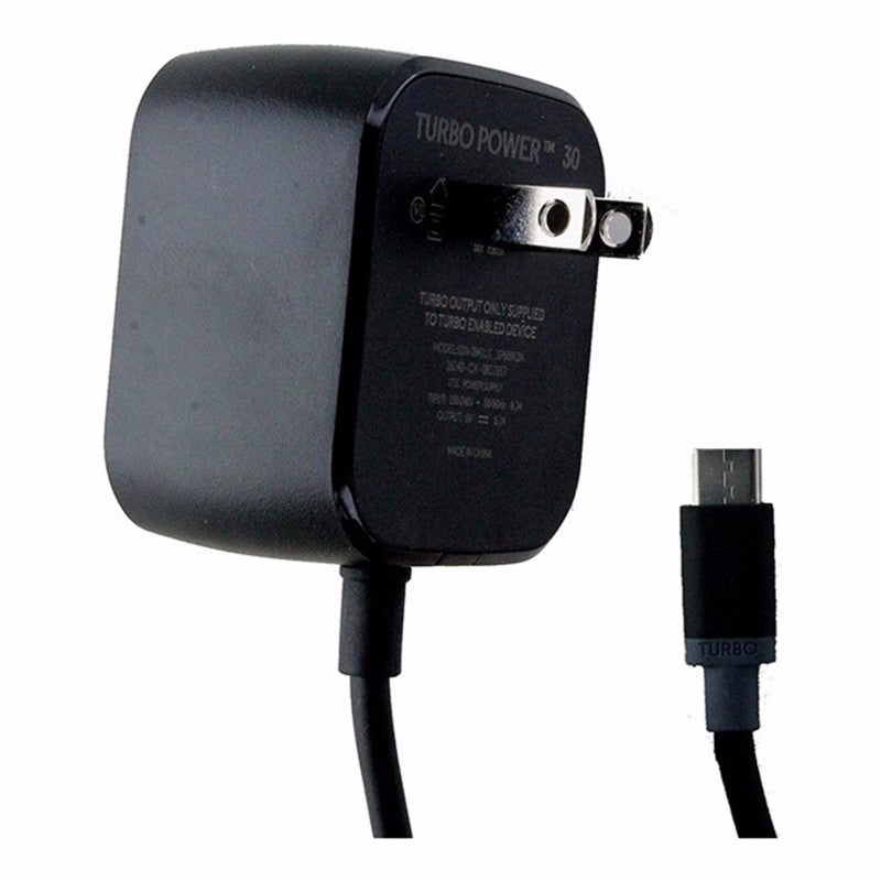 Motorola ( SPN5912A ) Wall Charger for USB - C Devices - Black Cell Phone - Cables & Adapters Motorola - Simple Cell Bulk Wholesale Pricing - USA Seller