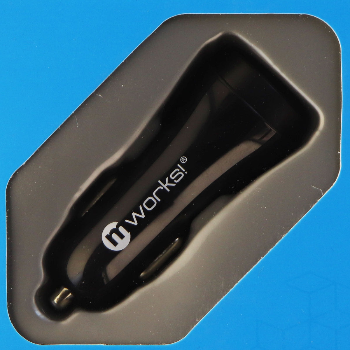 mworks! mPower Universal 3.4Amp Dual USB Car Charging Adapter - Gloss Black Cell Phone - Chargers & Cradles mWorks! - Simple Cell Bulk Wholesale Pricing - USA Seller