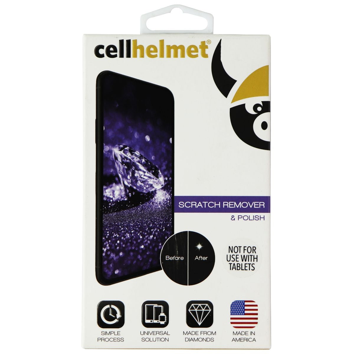 CellHelmet Scratch Remover and Polish Kit for Smartphones Cell Phone - Screen Protectors CellHelmet - Simple Cell Bulk Wholesale Pricing - USA Seller