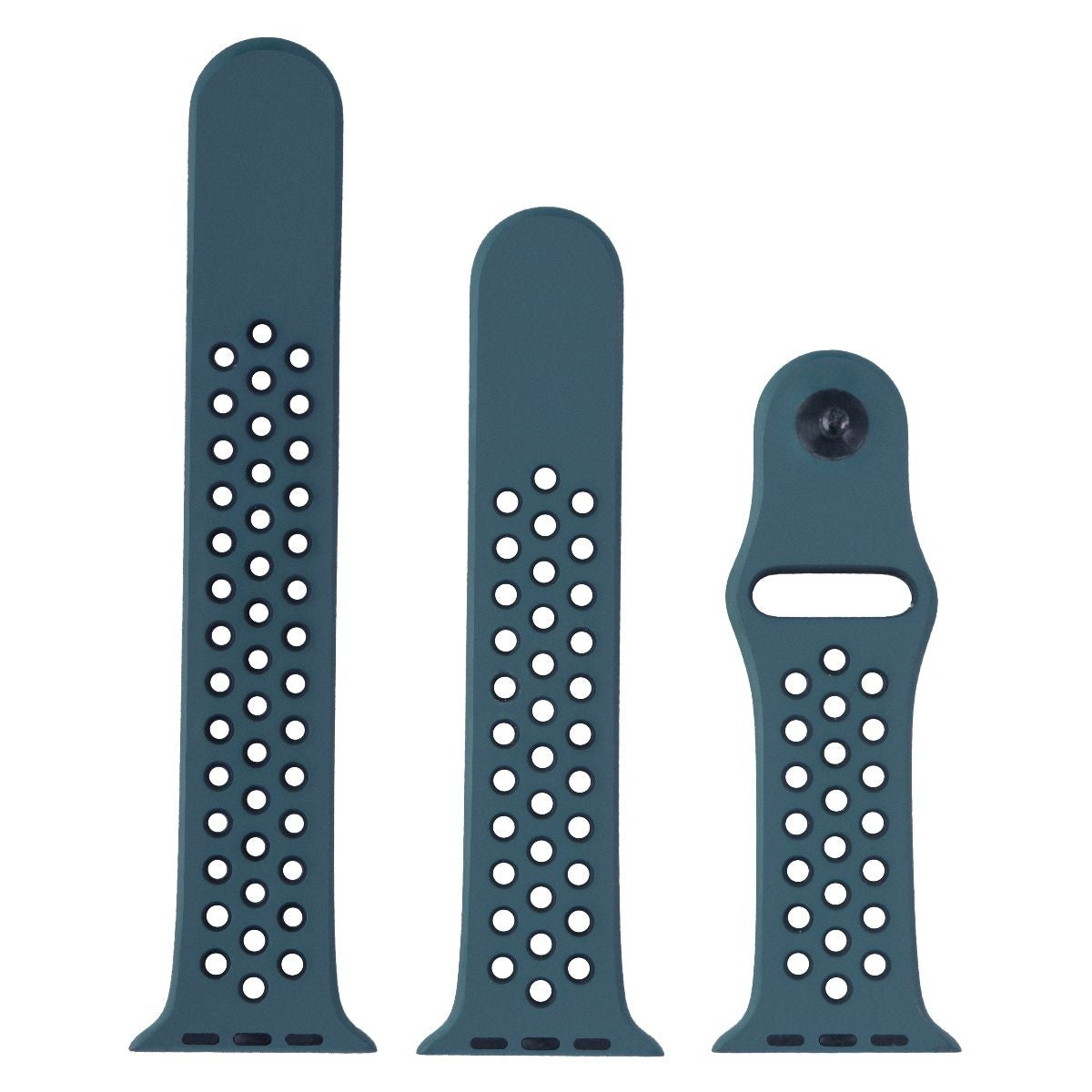 Apple 44mm Nike Band for Apple Watch 42/44/45mm - Celestial Teal/Black Full Set Smart Watch Accessories - Watch Bands Apple - Simple Cell Bulk Wholesale Pricing - USA Seller