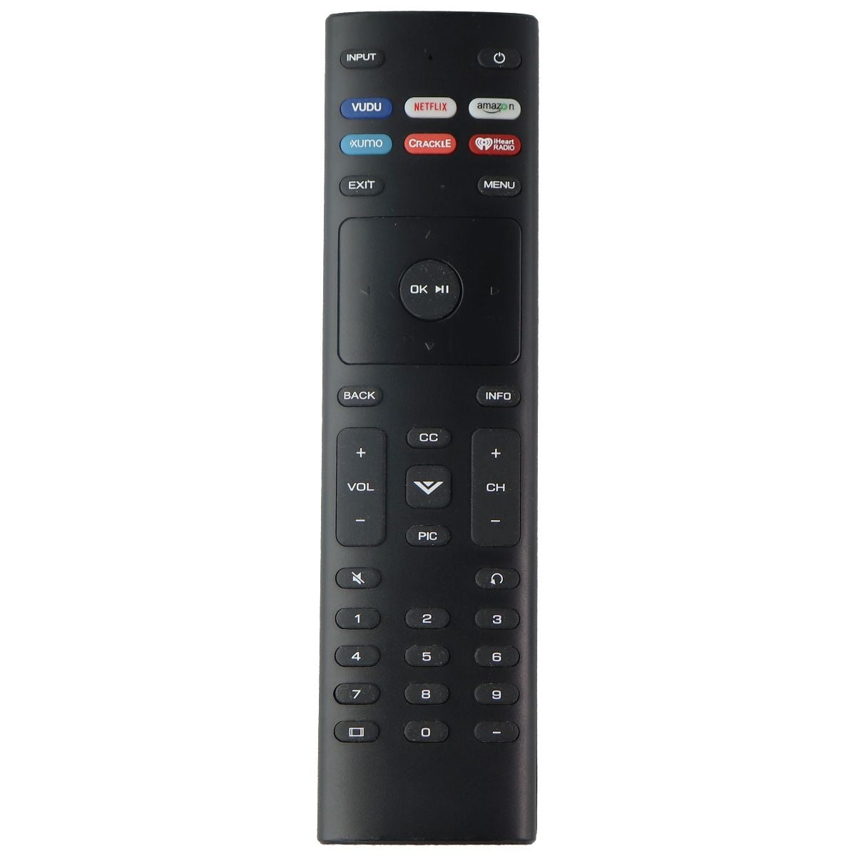 Vizio Remote Control for Select Vizio TV Systems Netflix/Vudu/Amazon - Black TV, Video & Audio Accessories - Remote Controls Vizio - Simple Cell Bulk Wholesale Pricing - USA Seller