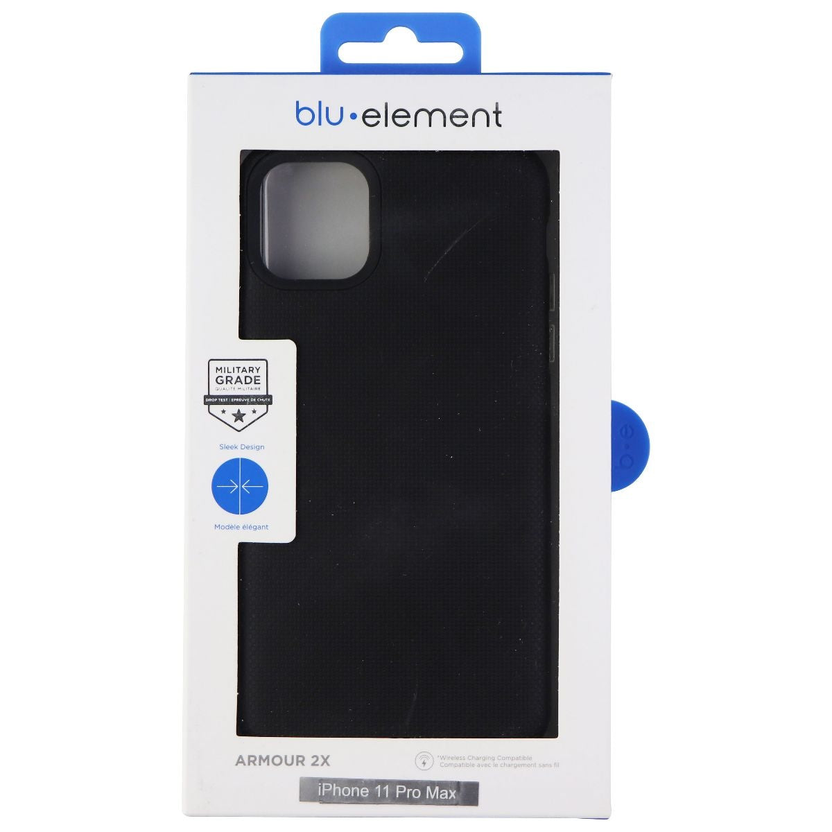 Blu Element Armour 2X Series Hard Case for iPhone 11 Pro Max (6.5-inch) - Black Cell Phone - Cases, Covers & Skins Blu Element - Simple Cell Bulk Wholesale Pricing - USA Seller