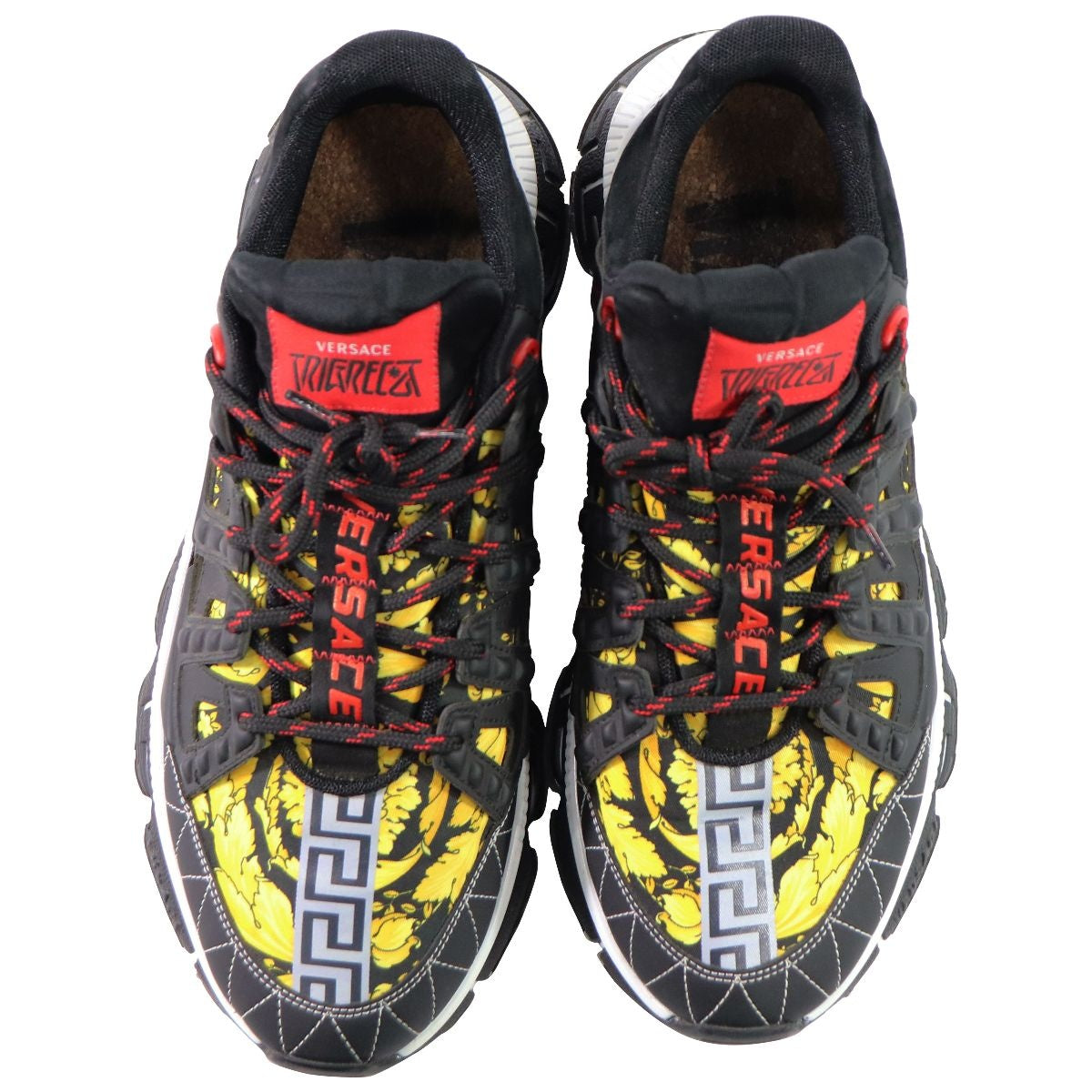 Versace Trigreca Barocco Print Black Mens (EU 43.5 / US 10.5) Sneakers Other Sporting Goods Versace - Simple Cell Bulk Wholesale Pricing - USA Seller