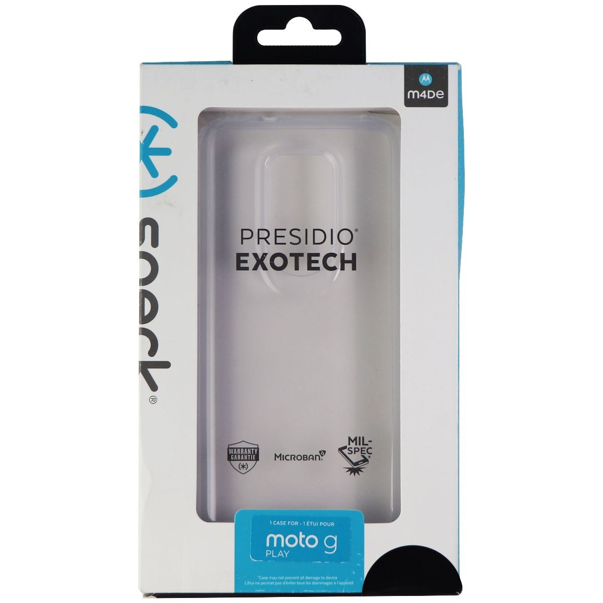 Speck Presidio Exotech Series Case for Motorola Moto G PLAY - Clear Cell Phone - Cases, Covers & Skins Speck - Simple Cell Bulk Wholesale Pricing - USA Seller