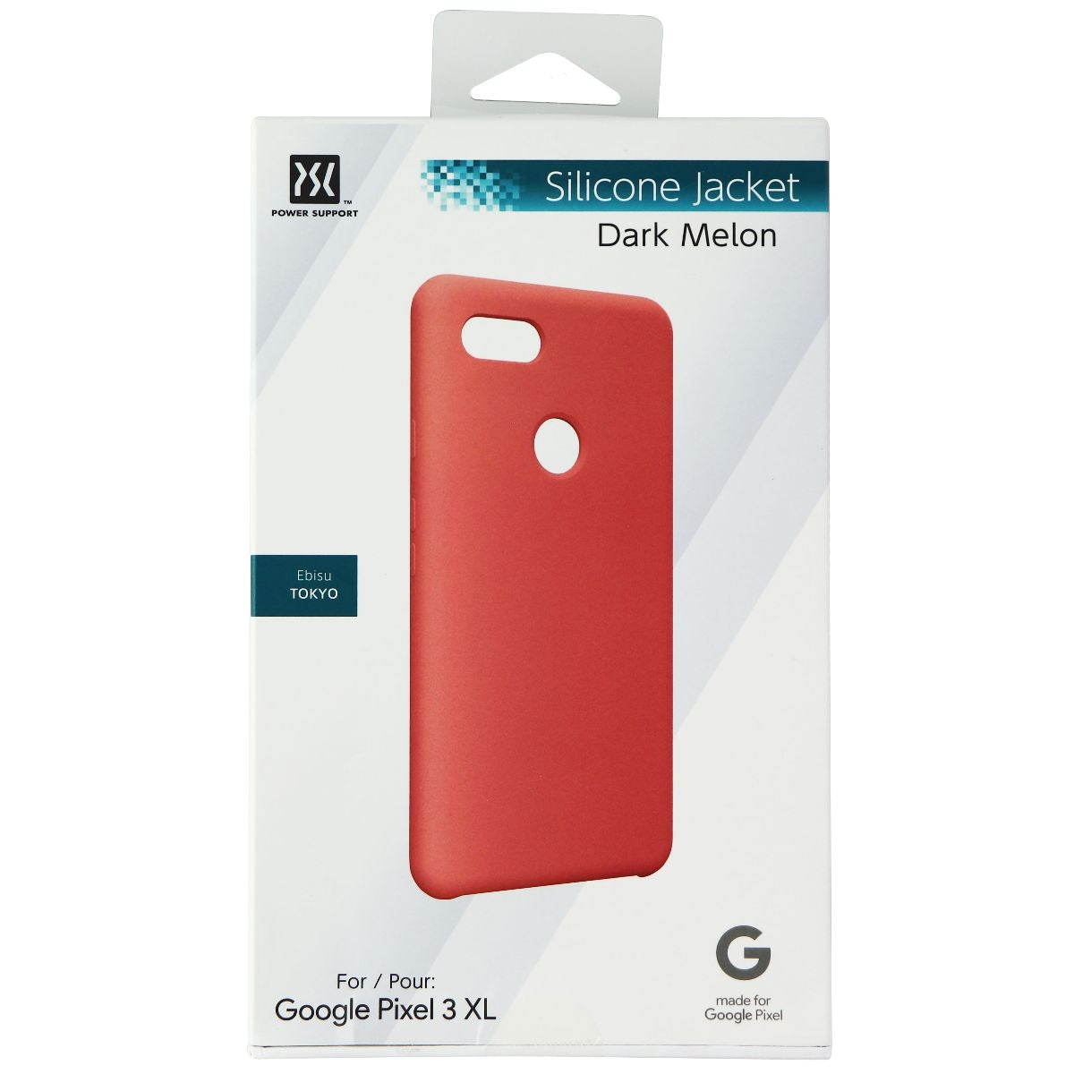 Power Support Silicone Jacket Series Case for Google Pixel 3 XL - Dark Melon Cell Phone - Cases, Covers & Skins Power Support - Simple Cell Bulk Wholesale Pricing - USA Seller