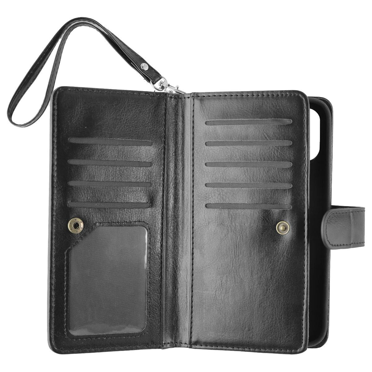 Tekcoo Hardshell Wallet Case for Apple iPhone 12 Pro Max - Black Cell Phone - Cases, Covers & Skins Tekcoo - Simple Cell Bulk Wholesale Pricing - USA Seller