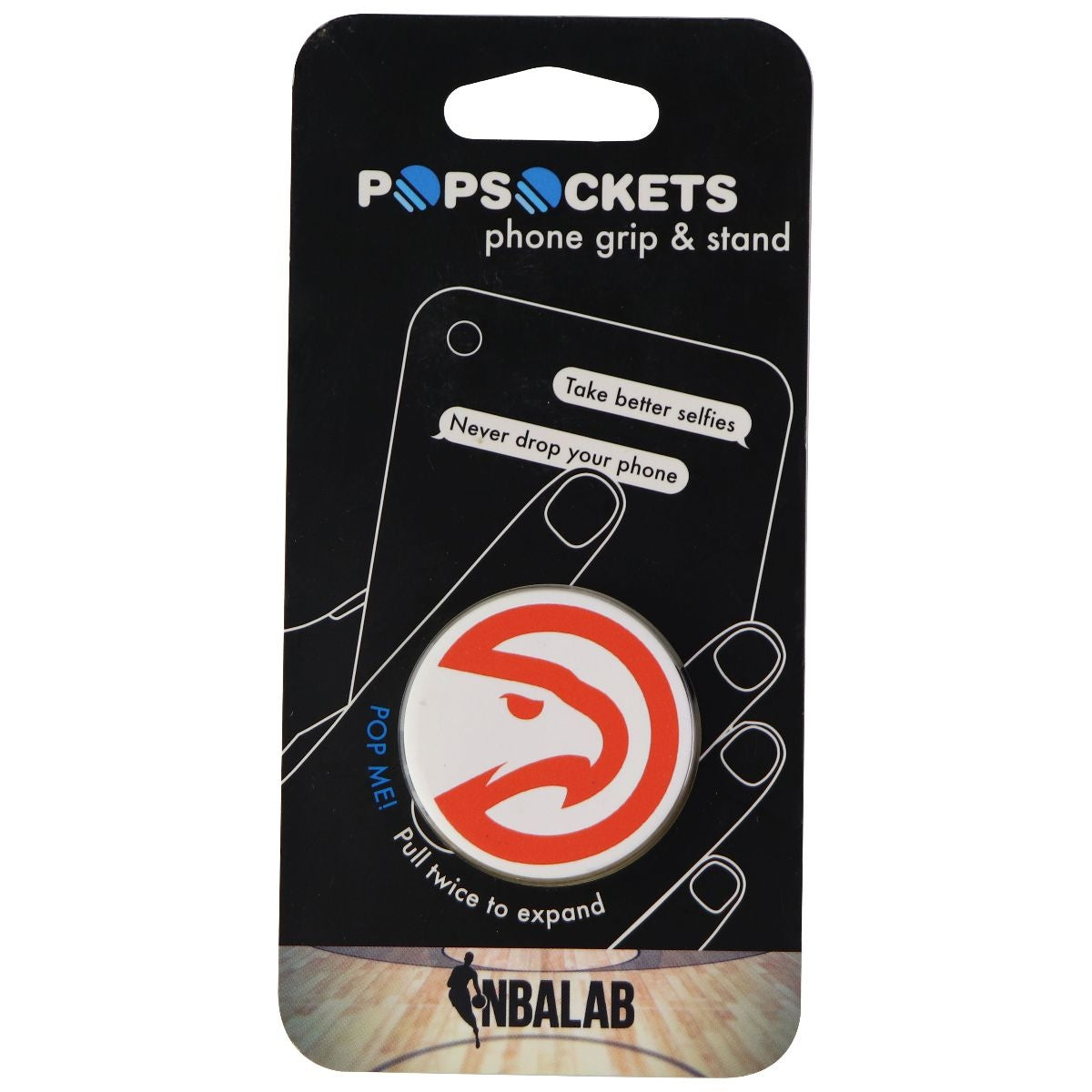 PopSockets: Collapsible Grip and Stand for Phones and Tablets - Atlanta Hawks Cell Phone - Mounts & Holders PopSockets - Simple Cell Bulk Wholesale Pricing - USA Seller