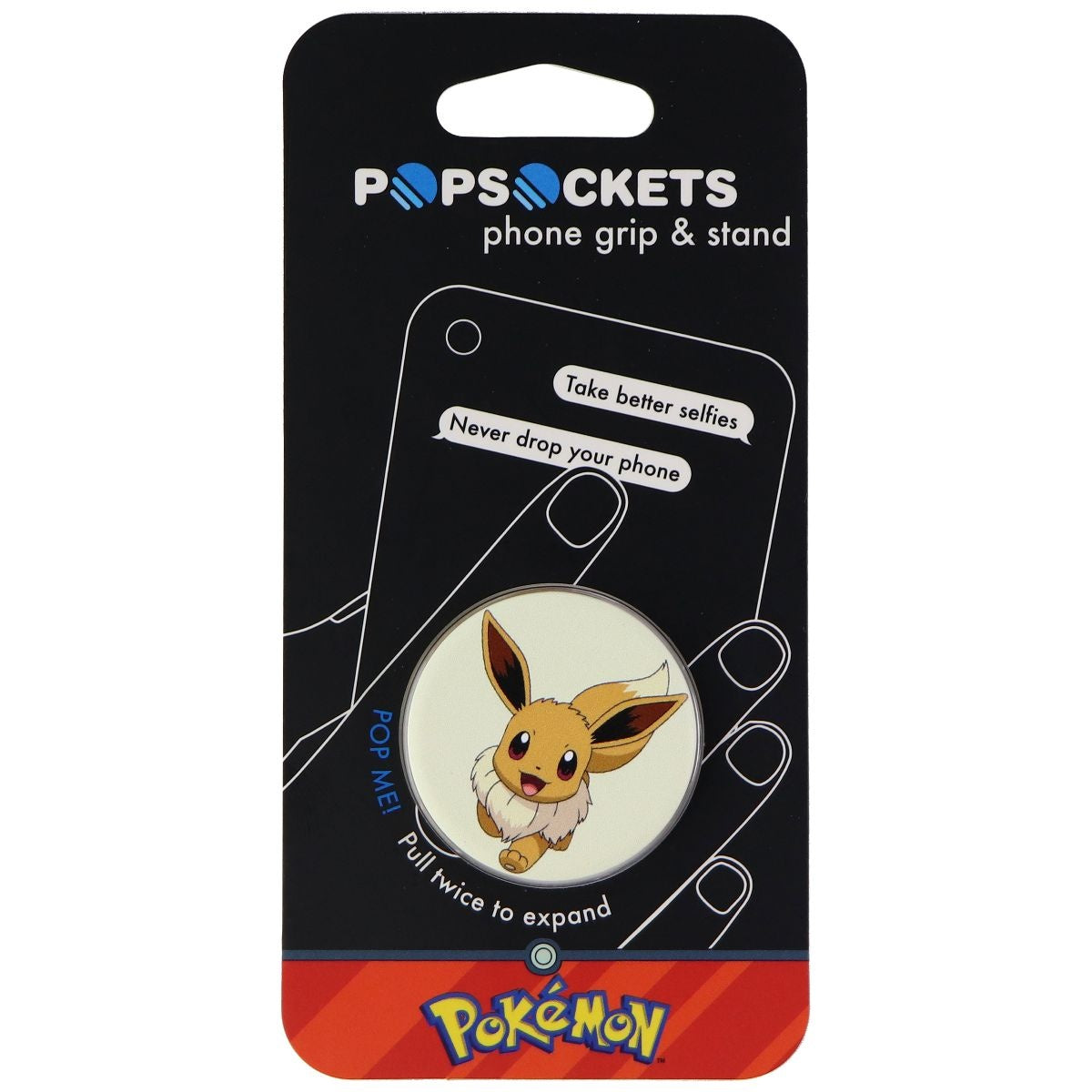 PopSockets: Collapsible Grip & Stand for Phones and Tablets - Eevee Cell Phone - Mounts & Holders PopSockets - Simple Cell Bulk Wholesale Pricing - USA Seller